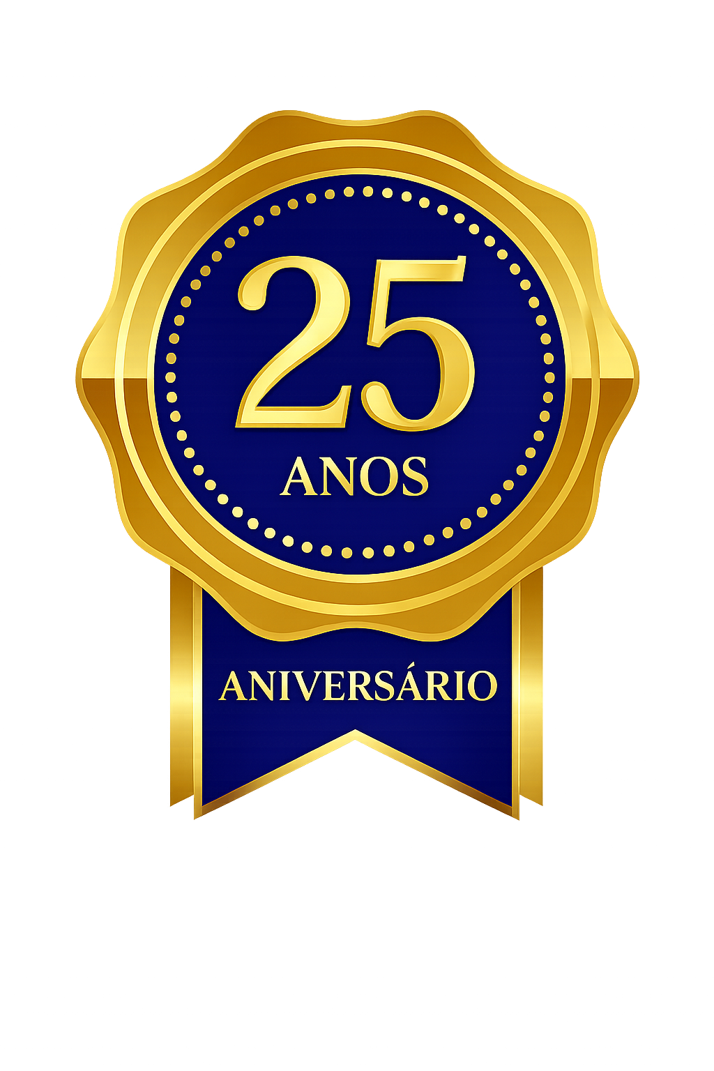 Selo comemorativo 25 anos